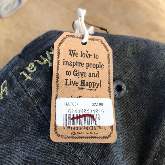 NEW Natural Life Cap Hat Lid • “Do what you love” • Heart with XOXO • boho - Picture 5 of 8